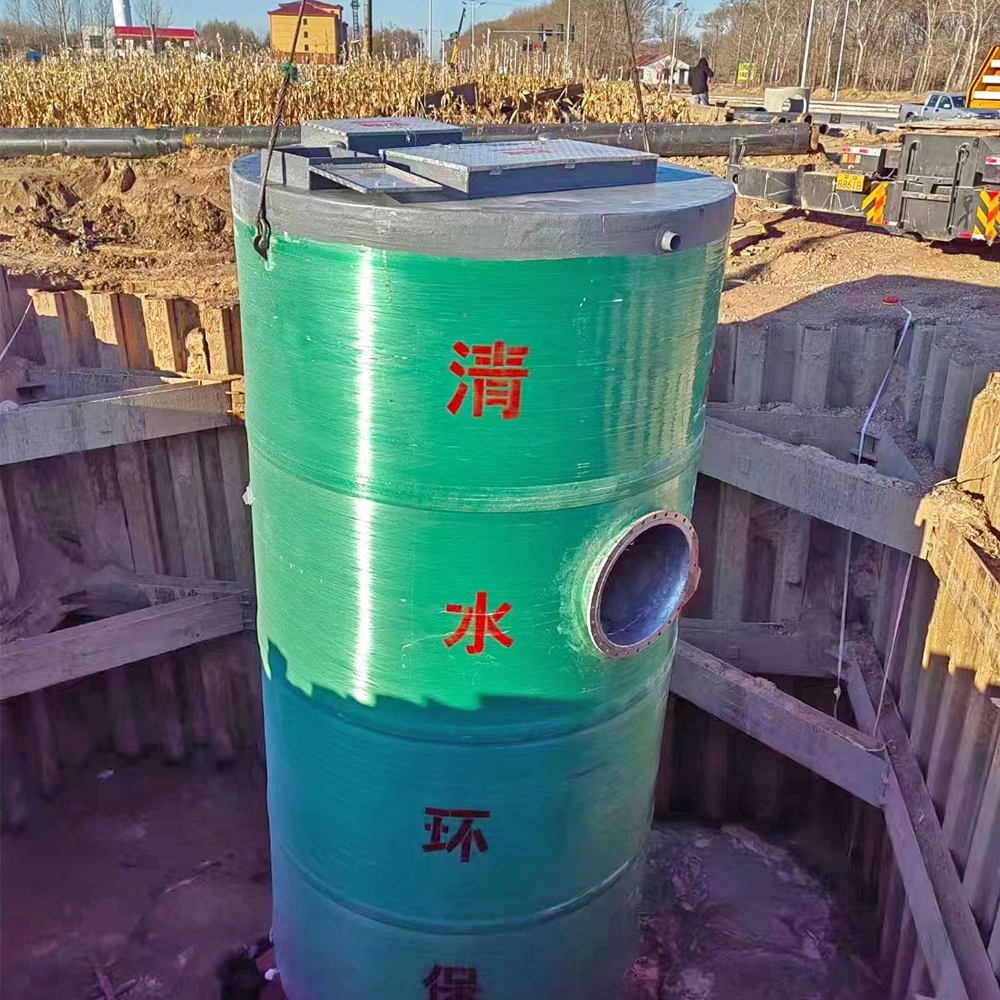 玻璃鋼普通立式污水泵站